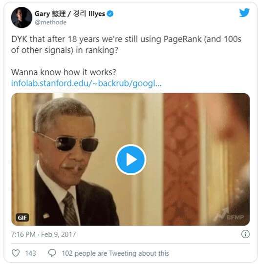 PageRank jako czynnik rankingowy wg Gary Illyes